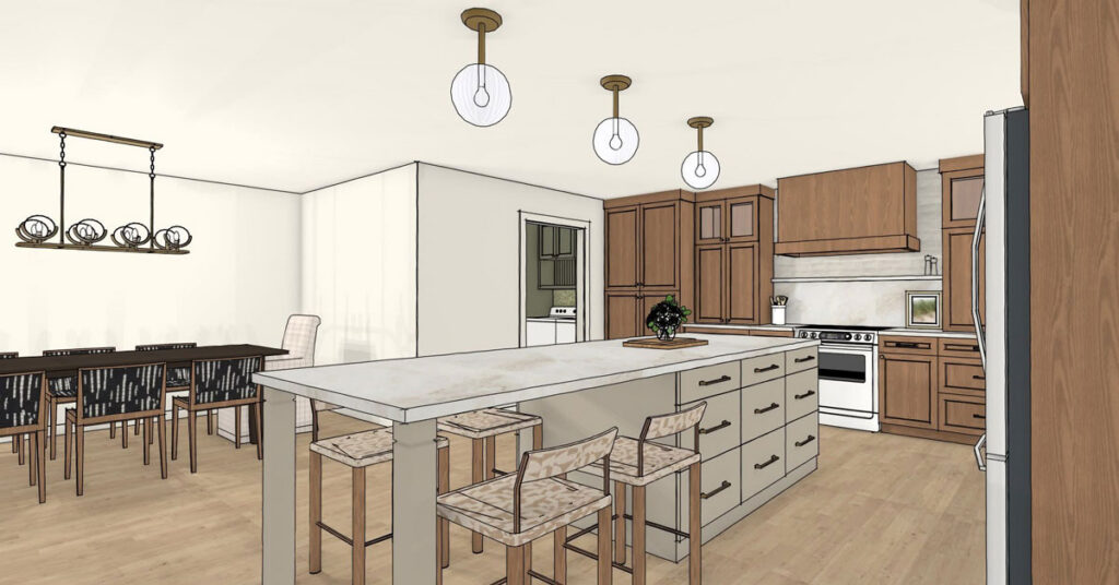 modern kitchen concept