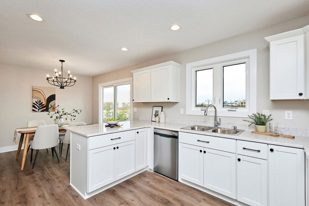 smart open concept kitchen